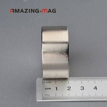 1pcs 40x20mm Neodimio Magnetas Imanes Super Stiprus Apvalus Magnetai Stipriausias, Galingas Magnetinis Aimant Čiulpia Vandens, Dujų Skaitiklis