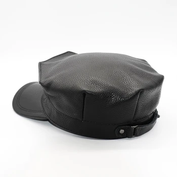 Tėtis kepurę karinės skrybėlę išlaikyti šiltas, su ausimis natūralios odos bžūp populiarios skrybėlės B1