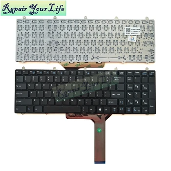 Originali GT60 Engish klaviatūra, MSI GE60 GE70 GX60 GT70 GX70 GT780 GT780DX GT783 MUMS ne foninio apšvietimo klaviatūra