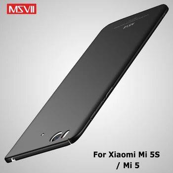 Mi 5S Padengti Msvii Slim Matinio Atvejais Xiaomi Mi5 S Mi5s Atveju Xaomi 5S PC Padengti Xiaomi Mi 5 S m5s Telefono atvejais 5.15