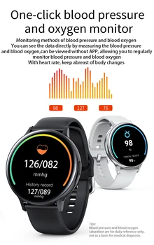 GW32 Smart Watch Širdies ritmas, Kraujo Spaudimas, Deguonies Vandeniui SmartWatch 