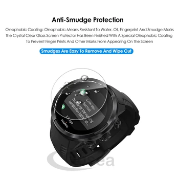 4 Vnt Grūdinto Stiklo Ekranas Skydas SUUNTO 9 Smartwatch 9H Ultra Clear Apsauginę Plėvelę Ant Suunto D5 Žiūrėti Screen Protector