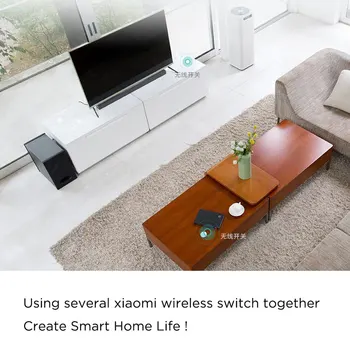 Originalus Xiaomi Mijia Belaidžio tinklo Jungiklis Smart Home Gyvenimo Prietaisų, Suderinamų su Xiaomi Vartai / Durys, Langas Žmogaus Kūno Jutiklis