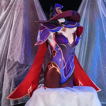 Karšto Žaidimas Genshin Poveikio Mona Cosplay Kostiumų Karnavalas Halloween Kostiumai Moterys Šalis Seksuali Suknelė Vienodas Animacinių Filmų Apranga