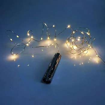 10pack Baterijos Energijos, Šiltas Butelis baltos Šviesos LED Kamštienos Formos String dega Bistro Vyno Butelis Žvaigždėtą Baras Šalies Valentino