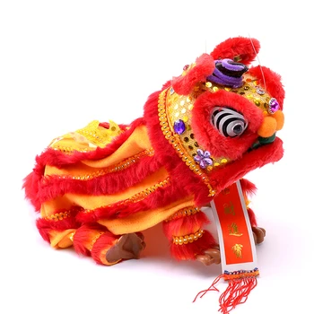 Modelis Pliušiniai Žaislai Marionette Lion Dance Kinijos Tradicinės Užsakymą Veiklos Projektų Kūrybos Naujovė, kad Tėvai ir Vaikai