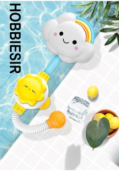 UK Plastikinių Kūdikių Vonios Saulėgrąžų Purškimo Vanduo, Dušas, Vonia Maišytuvas Vonios Žaislas Vaikams Vonios Žaislas Vandens Paplūdimio Žaislai, Plaukimas Vandens Žaislai