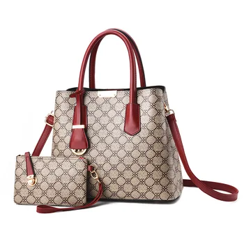 Rožinė Sugao prabanga rankinės moterims, krepšiai dizaineris moterų rankinėje dizaineris crossbody maišelį, garsaus prekės ženklo 2VNT composit piniginės ir rankinės
