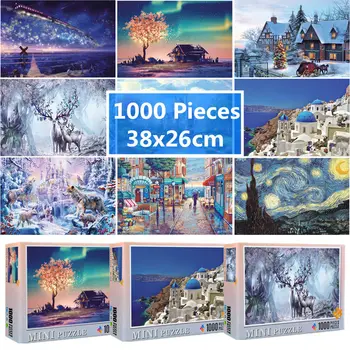 Jigsaw Puzzle 1000 Vienetų 38x26 cm Surinkimas Paveikslėlių Dėlionė Suaugusiųjų Švietimo Žaislai, Dėlionės, Paruošti Adultos
