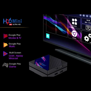 H96 Mini V8 RK3228A 8GB 16GB Smart TV Box Remti 1080p 