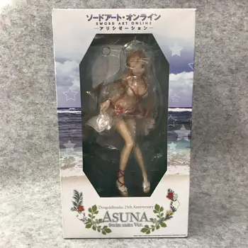 Anime Kardas Meno Internete Yuuki Asuna Plaukti Kostiumai Ver. Sexy Merginos PVC Veiksmų Skaičius, Modelį, Žaislai