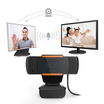 HD 720P Webcam 2K Fokusavimo Web Kamera su Mikrofonu-Live Transliacijos Vaizdo skambučius Konferencija KOMPIUTERIO, Nešiojamojo kompiuterio Darbalaukį