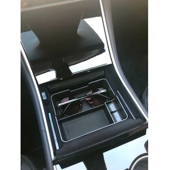 Automobilių Centriniu Porankiu Laikymo Dėžutė Tesla Model 3 BlueStar 2017 2018 2019 Konteinerių Pirštinės Organizatorius Atveju Automobilių Reikmenys