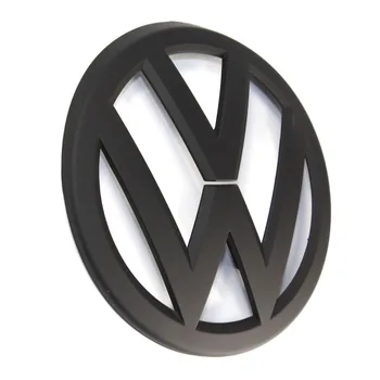 135mm Matinės Juodos Priekinės Grotelės Ženklelis Pakeitimas, Radiatorių Emblema Automobilio Logotipas tinka VW Volkswagen Golf MK7