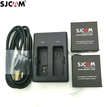SJCAM SJ9 Aksesuarų laikymo Maišelis Originalios Baterijos Įkraunama Baterija Dual Įkroviklio SJ9 Strike/ SJ10 Pro Veiksmų Fotoaparato Krepšys