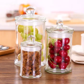 RSCHEF Stiklo laikymo skardinės namų virtuvėje skardinės gali būti naudojamos pakartotinai, arbata, džiovintų vaisių, grūdų arbata skardinės, uždaromos