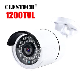 1200TVL Cmos Hd Vaizdo Kamera/Lauko Vandeniui ip66 IR-CUT 36Led Naktinio Matymo Vaizdo stebėjimo saugumo vidicon turi laikiklis
