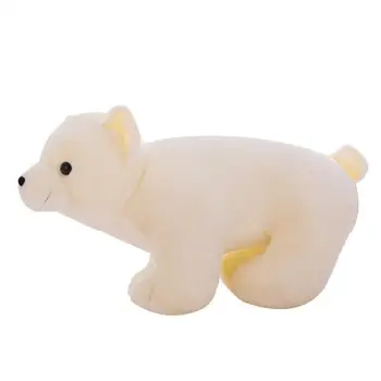 Puikus modeliavimo polar bear lėlės mažas baltas lokys lėlės pliušinis žaislas pagalvę, mergaičių ir vaikų dienos dovanos