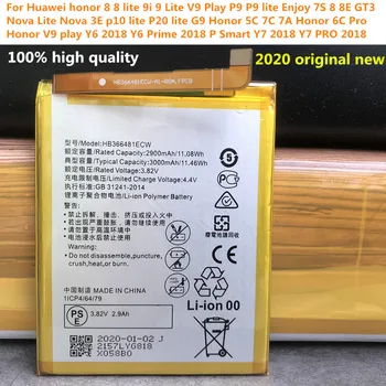 Naujas Originalus HB366481ECW Baterija 3000mAh Už Huawei Honor 7A Pro AUM-AL29 AUM AL29 Baterija