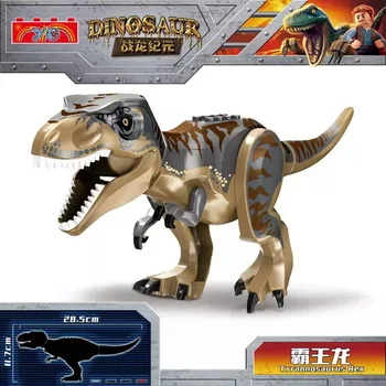 Didelis Dydis Juros periodo Pasaulio Park 2 Blokai Dinozaurai Duomenys Plytų Tyrannosaurus Rex Indominus Lepining Žaislai Vaikams Dovanos