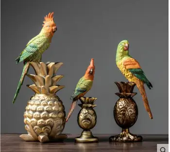 Papūga atkurti senovės būdų vietų puošmena emulative paukščių originalumas gyventi sėdi kambaryje apdaila oro amatų namai