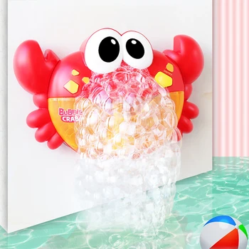 Burbulas Mašina Krabų Muzikos Kid Baby Vandens Žaislas Vonioje Automatinis Muilo Burbulas Maker Automatinė Burbulas Maker Pūstuvas Vonios Žaislai