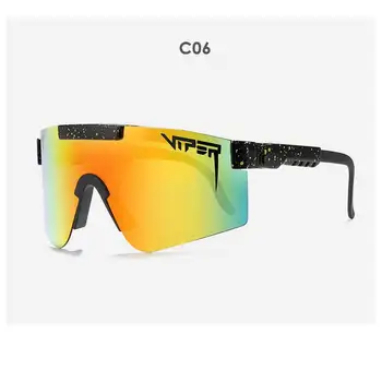 Prabangūs, aukštos kokybės TR90 poliarizuoti akiniai nuo saulės vyrams/moterims lauko vėjo akiniai, uv veidrodis objektyvas oculos uv400 duobę viper 202