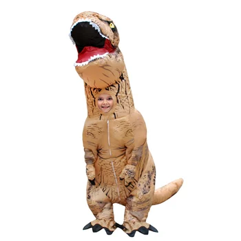 Fancy Dress Suaugę Vaikai Pripučiamas Kostiumas Dinozaurų Kostiumai T REX Susprogdinti Talismanas Cosplay Kostiumas Vyrams Moterims Vaikams Dino Animacinių filmų