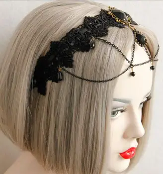 Naujas atvykimo moterų Gotikos stiliaus Pakabukas hairbands šalis vestuvių mergina lankelis plaukų aksesuarai