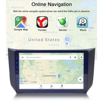10.1 Colių 1080P Android 9.1 Automobilių GPS Radijo Grotuvas už 