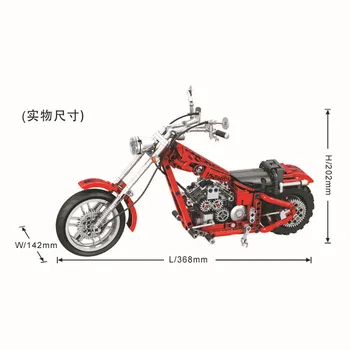 568pcs įrangos pardavimas, biuro įrangos Serijos Kreiseriniu Motociklo Modelio Blokai Motociklo 