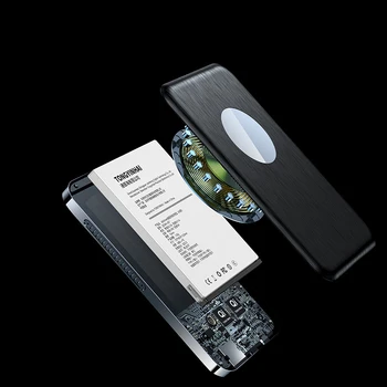 Magnetinio Belaidžio Įkrovimo MIni Galios Banko 4000mAh Universali Išorinė Baterija MagSafe Magnetas Powerbank iPhone 12pro max xr