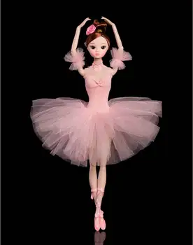 32cm Baleto lėlės Mados Mergina Lėlės Didelis Originalių Rankų darbo 1/6 Lėlės, Pilnas Komplektas 11 Sujungta Lėlė Mergaitėms, Žaislai Vaikams, Vaikų Dovanų