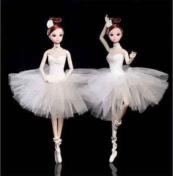 32cm Baleto lėlės Mados Mergina Lėlės Didelis Originalių Rankų darbo 1/6 Lėlės, Pilnas Komplektas 11 Sujungta Lėlė Mergaitėms, Žaislai Vaikams, Vaikų Dovanų