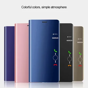 Veidrodis, Flip Case For Huawei Honor 8x 8c 8s Smart Knygos Viršelio garbę 10 lite 10i Odinis telefono Atvejais honer 10 šviesos coque Funda