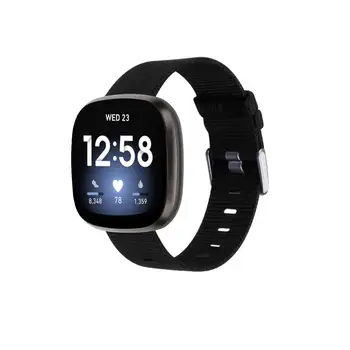 Nylon dirželis Fitbit versa 3 versa3 drobės nailono watchband greitai spaudai Nerijos apyrankę, dirželį fitbit prasme Smart Žiūrėti