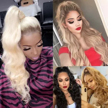 AILIADE Moterų Ilgas Garbanotas Ombre Letena plaukai surišti į uodegą Sintetinių Plaukų Segtukas Į Plaukus Pratęsimo Hairpiece Atsparus Karščiui Ponio Uodega