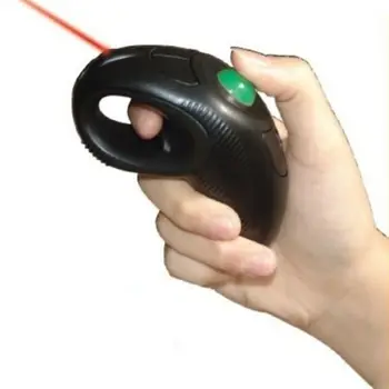 2.4 G Wireless Trackball Pele Mini Nešiojamą Nykščio-Kontroliuojamas Oro Pelės PC Nešiojamas kompiuteris