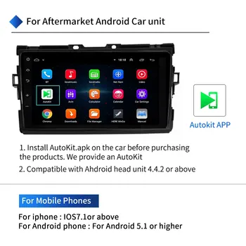 CarPlay Dongle IOS/Android Auto Carplay Raktą, Skirtą 