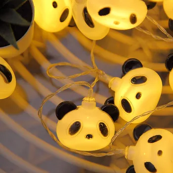 Pasakų Kinijos Talismanas Lobis Panda Baterija USB String Žibintai 6m LED Dekoro Kalėdinė Girlianda Ant Lango luci led natale