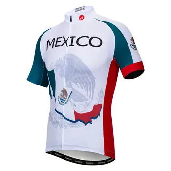 Weimostar Meksika Dviračių Džersis 2021 pro komandos Dviračiais Drabužių Maillot Ciclismo Dviračių Lenktynių Marškinėliai Kvėpuojantis MTB Dviračių Džersis