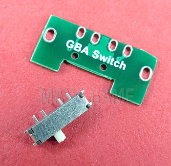 50PCS Pakeitimas Galios Jungiklis GBA ON OFF Swicth Naujas off jungiklį Valdybos GBA žaidimų konsolės remonto