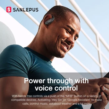 SANLEPUS B1 TWS Belaidės Ausinės Bluetooth Ausinės, Stereo Ausinių Sporto Treniruotės Rankų Xiaomi 