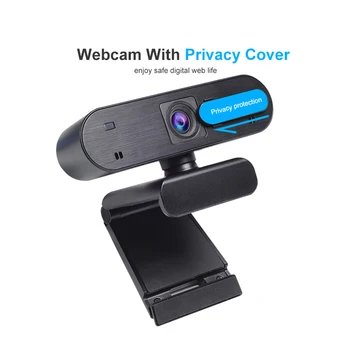 DeepFox Webcam USB Web Kamera, Skaitmeninis Full HD 1080P Kamera, Kamera su Mikrofonu Clip-on 2.0 Megapikselių CMOS PC Camera sandėlyje