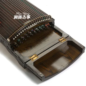 Aukštos Kokybės Profesionalus Nauji Nanmu Guzheng Meistro Rankų Darbo Febė 9 Drakono Medžio Masyvo Žaisti Guzheng Kinijos 21 Stygos Zither