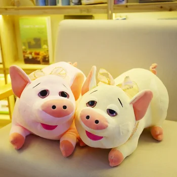 30 cm/50 cm didelėmis Akimis, Piggy Pliušinis Žaislas, Minkšti Kiaulių Įdaryti Animacinių filmų Gyvūnų Lėlės Kūrybos Namų Puošybai Pagalvė Kūdikiui Nuraminti Žaislas Dovanos
