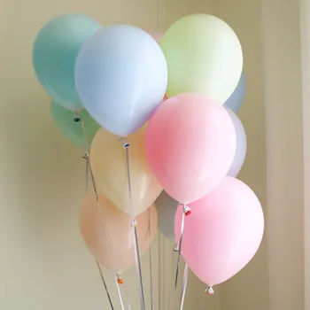 100vnt 12inch Macaron Balionas Vestuvių Baloons Turas lyčių atskleisti princess gimtadienio dekoracijos vaikams suaugusiųjų mariage