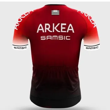 2020 naujas ARKEA dviračių džersis kit pro komandos kostiumas mens vasaros ropa ciclismo dviračių drabužių rinkinį, kombinezonai su antkrūtiniais 12d gelio šortai ropa de hombre