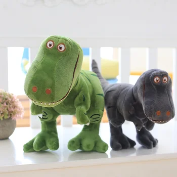 1pc 40-70cm Naujas Dinozauras, Pliušiniai Žaislai Animacinių filmų Tyrannosaurus Mielas Įdaryti Žaislas Lėlės Vaikams, Vaikų Berniukų Gimtadienio Dovana pagalvės