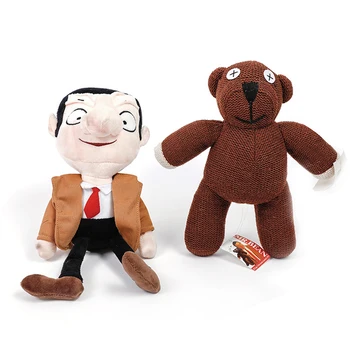 2vnt/daug Kawaii Mr Bean Meškiukas Pliušinis Mielas Įdaryti Žaislas Bean Žaislai Pateikti Vaikams, Vaikų, Kalėdinės Dovanos